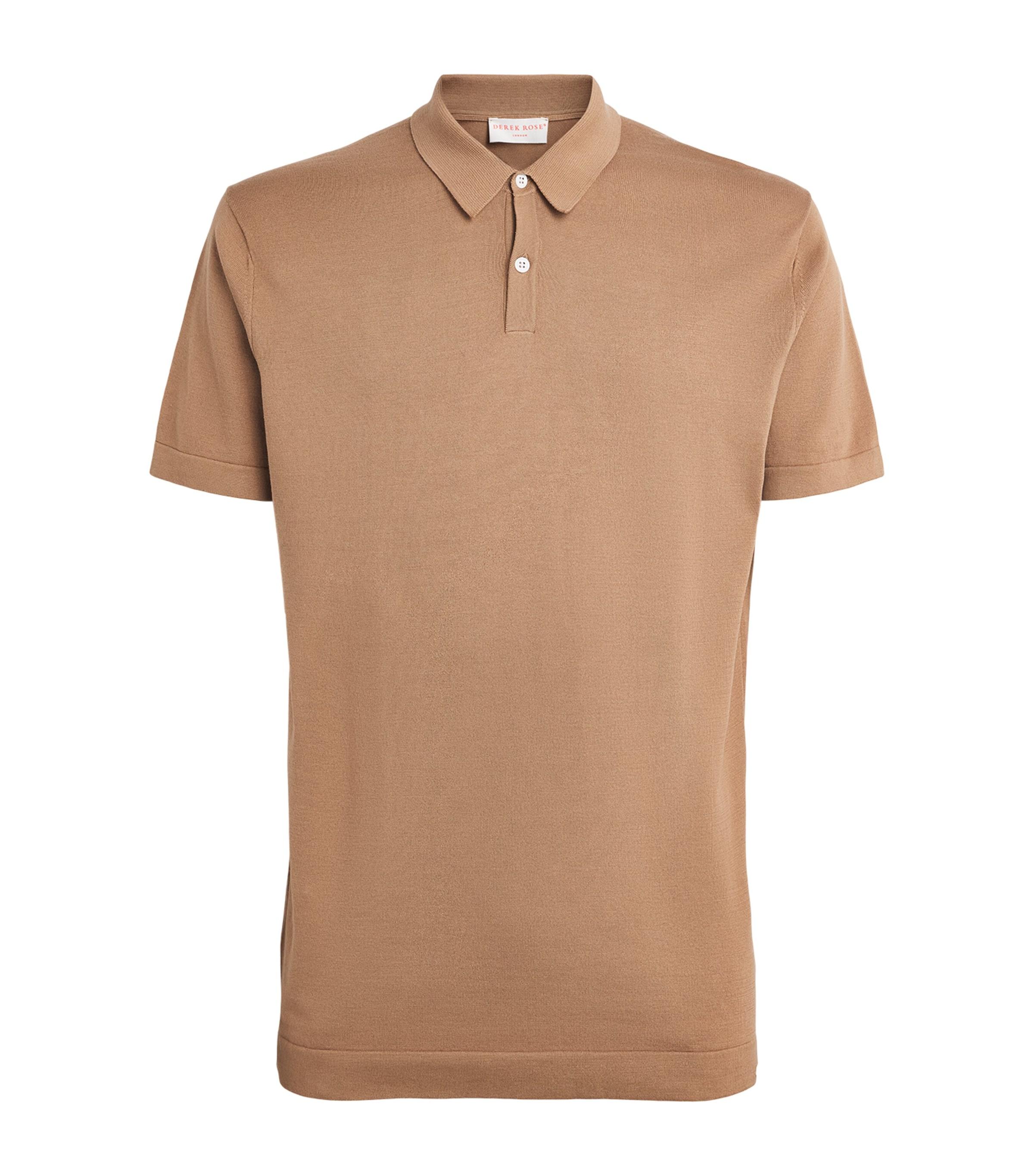 Derek Rose Sea Island Cotton Jacob Polo Shirt by DEREK ROSE