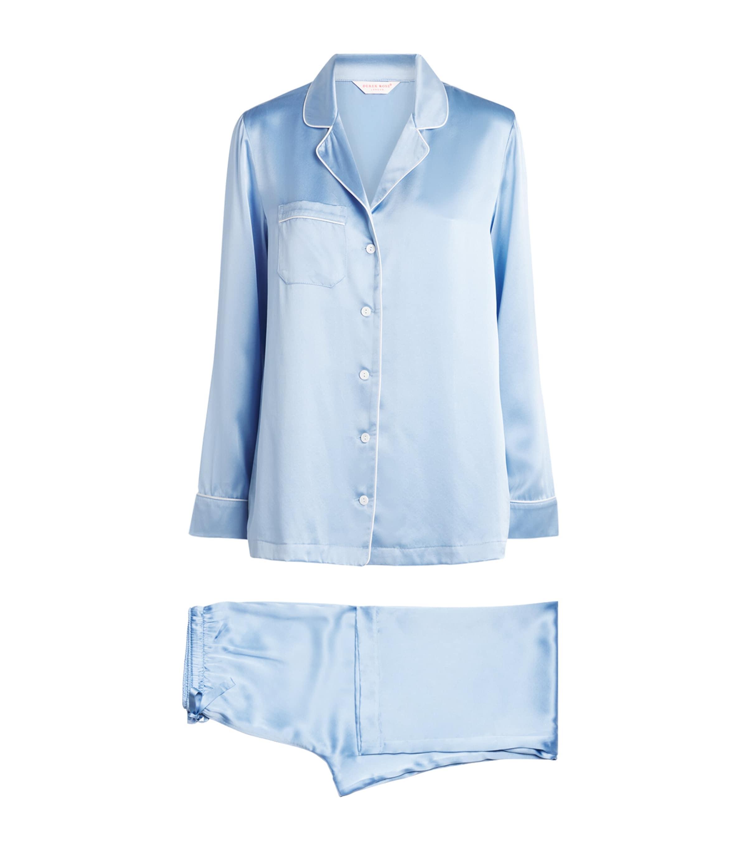 Derek Rose Silk Bailey Pyjama Set by DEREK ROSE
