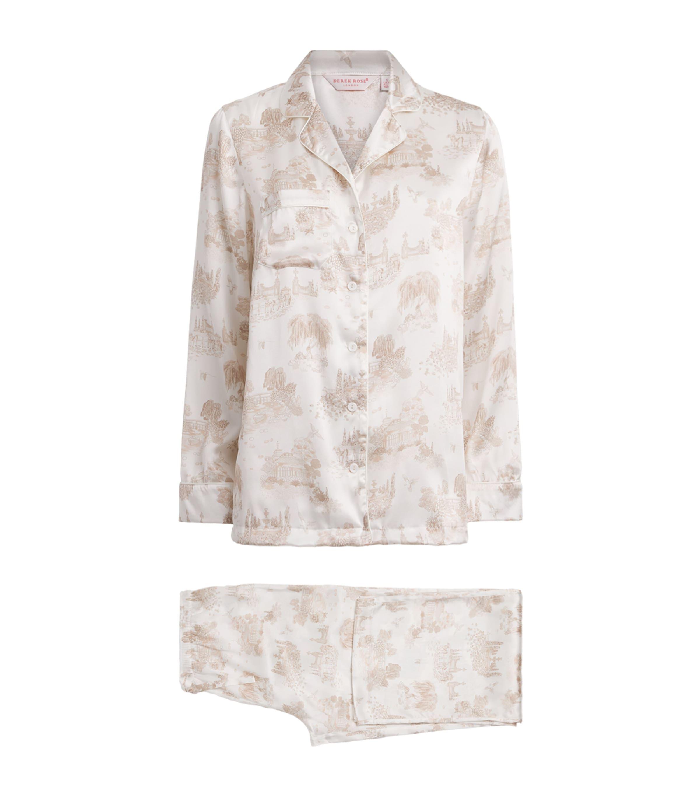 Derek Rose Silk Toile Pyjama Set by DEREK ROSE