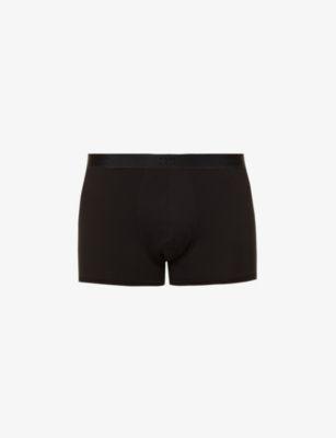 Jack branded-waistband stretch-cotton trunks by DEREK ROSE