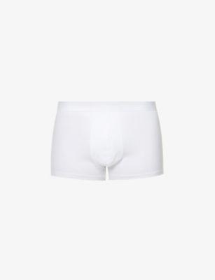 Jack branded-waistband stretch-cotton trunks by DEREK ROSE