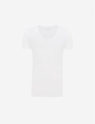 Jack v-neck cotton t-shirt by DEREK ROSE