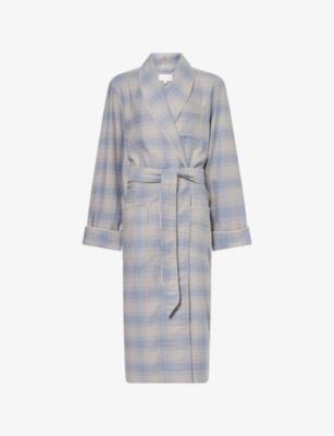 Kelburn Cotton Robe by DEREK ROSE