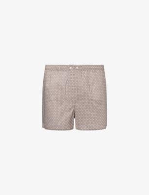 Ledbury  Classic-Fit Cotton Boxer Shorts by DEREK ROSE