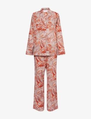 Ledbury Printed Cotton-Poplin Pyjama Set by DEREK ROSE