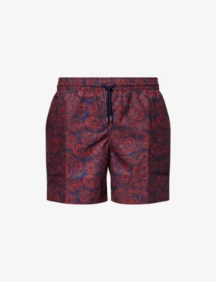 Maui Rose Print Swim Shorts by DEREK ROSE