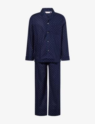 Nelson Classic-Fit Cotton Pyjama Set by DEREK ROSE