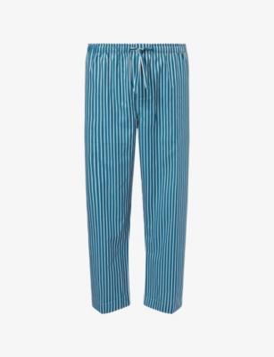 Royal Stripe Cotton Lounge Trousers by DEREK ROSE