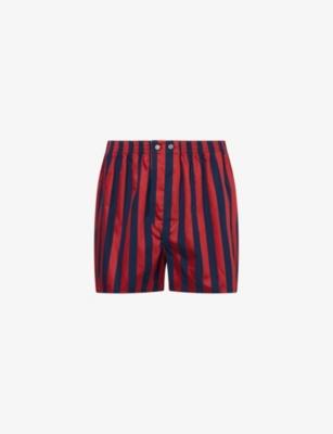 Striped Regular-Fit Boxer Shorts by DEREK ROSE