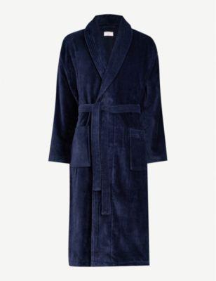 Tritan cotton dressing gown by DEREK ROSE