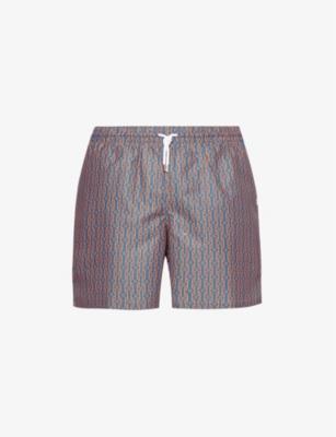 Tropez mid-rise swim shorts by DEREK ROSE