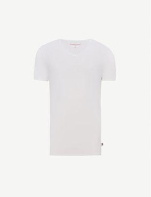 V-neck modal T-shirt by DEREK ROSE