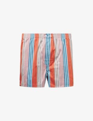 Wellington Classic-Fit Cotton Boxer Shorts by DEREK ROSE