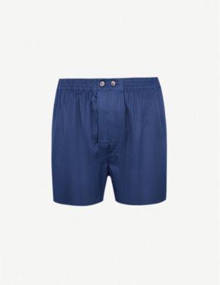 Woburn classic-fit silk boxers by DEREK ROSE