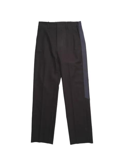 stripe-detail tailored trousers by DERRICK