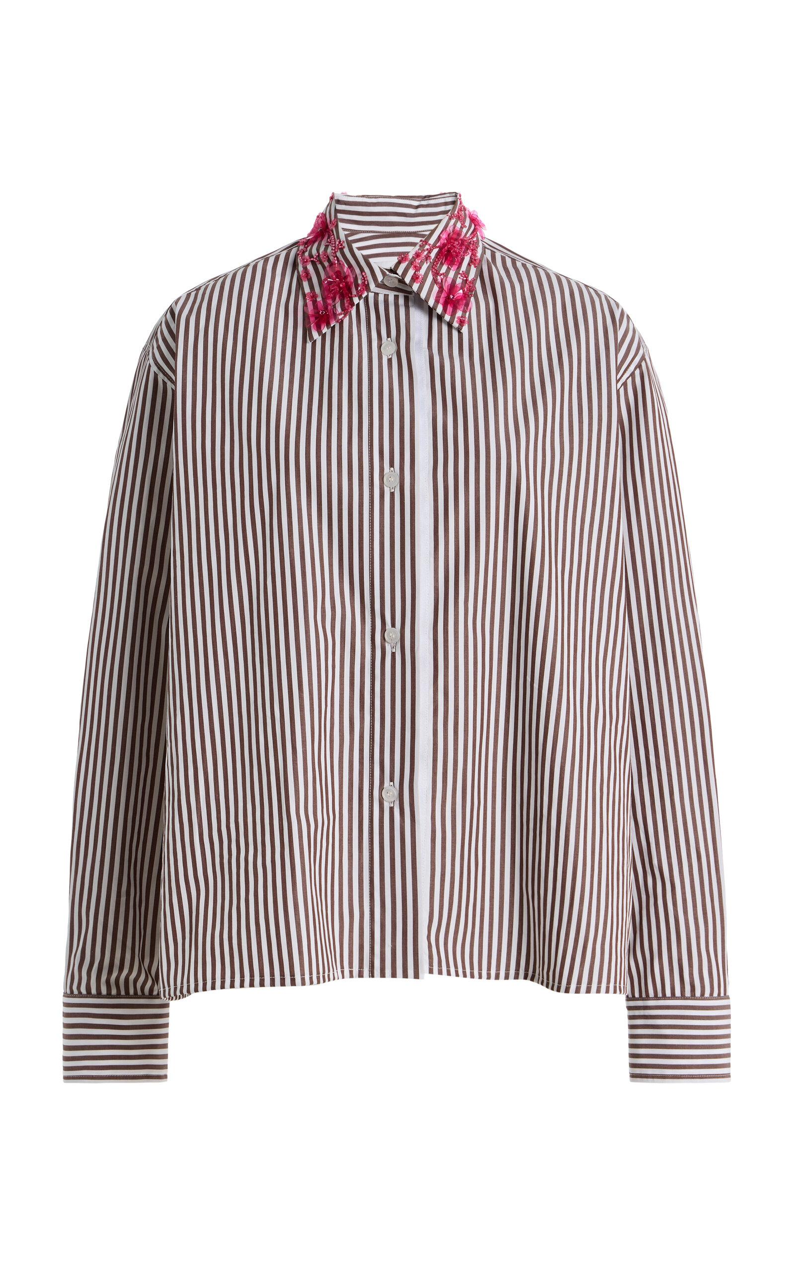 DES_PHEMMES Exclusive La Isla Classic Cotton-Poplin Shirt - Moda Operandi by DES_PHEMMES