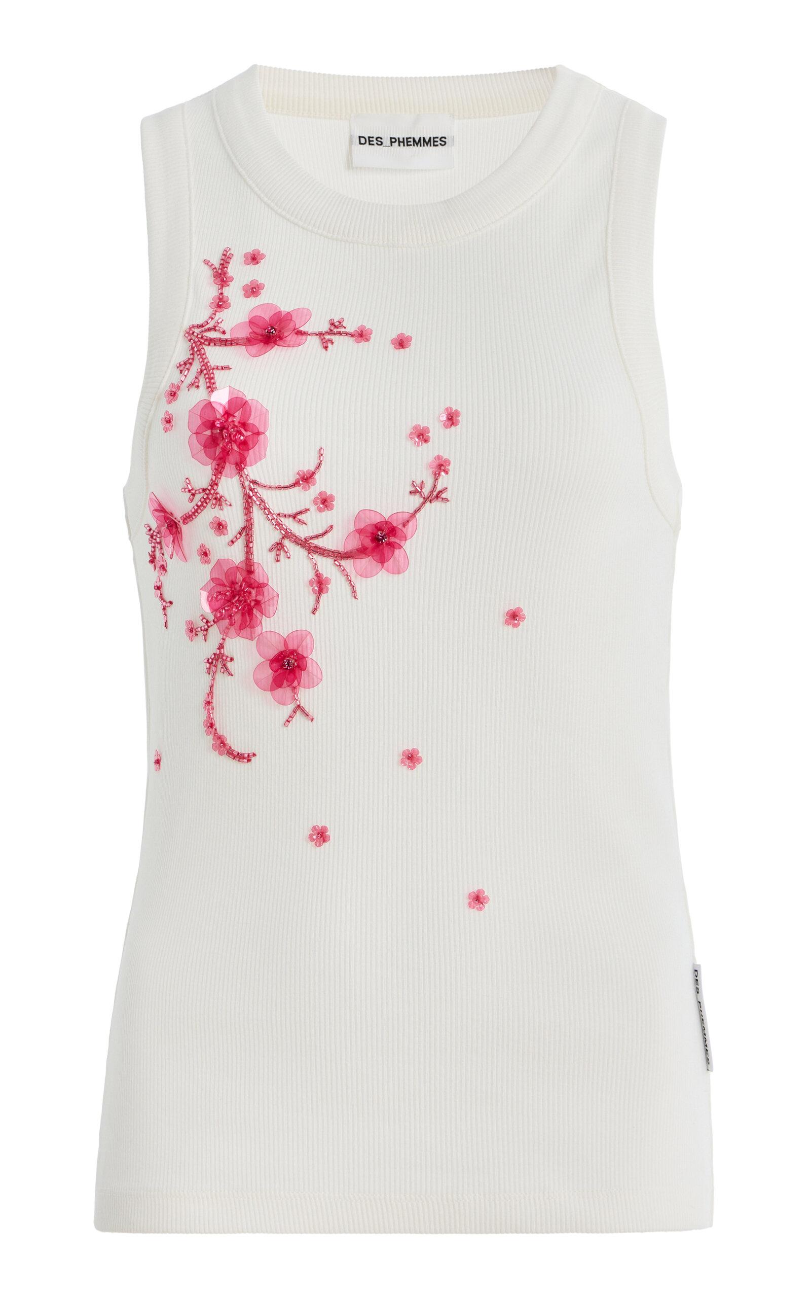 DES_PHEMMES Exclusive La Isla Classic Cotton Tank Top - Moda Operandi by DES_PHEMMES