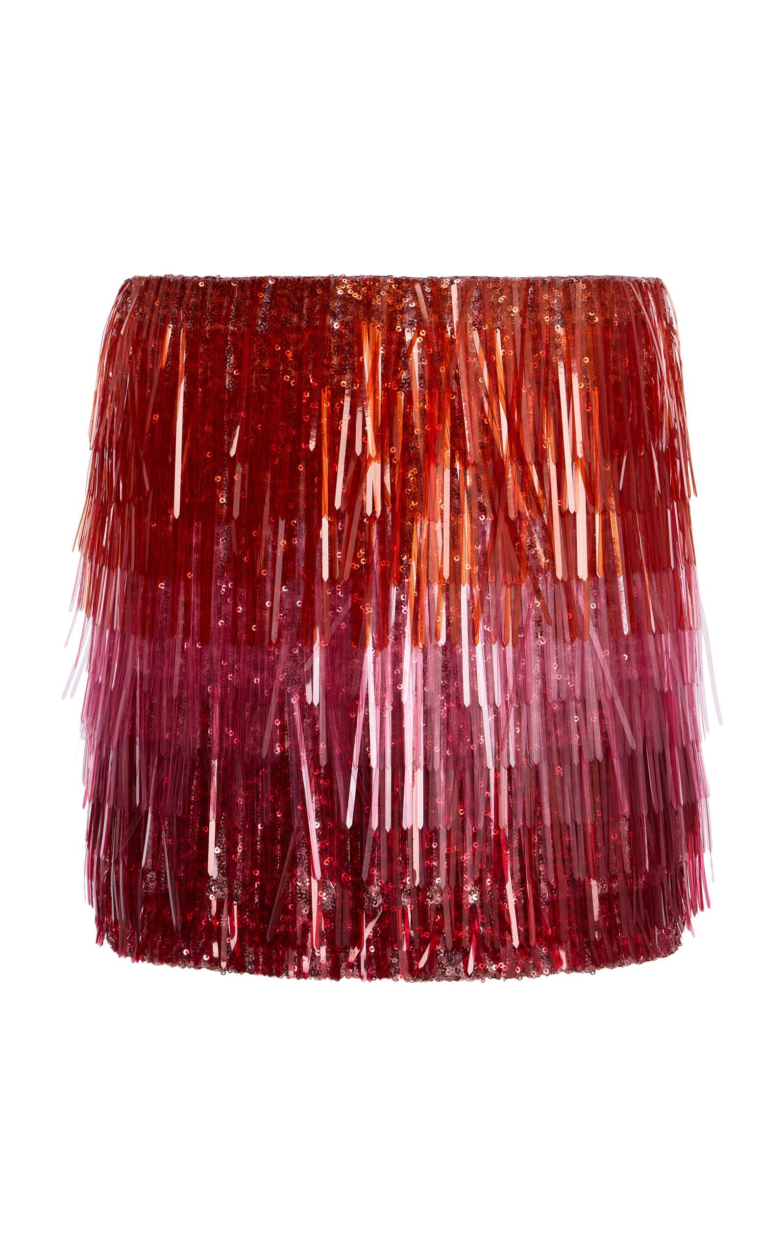 DES_PHEMMES Exclusive La Isla Fringed Micro Skirt - Moda Operandi by DES_PHEMMES
