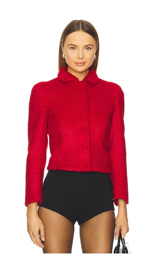 Des Phemmes Jacket in Red by DES PHEMMES