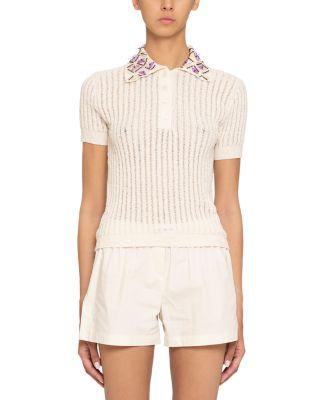Short Sleeve Polo Sweater by DES_PHEMMES