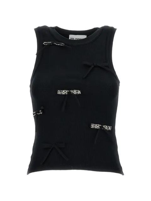bow-embellished top by DES PHEMMES