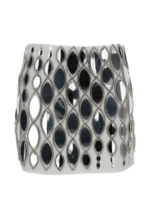 crystal-embellished mini skirt by DES PHEMMES
