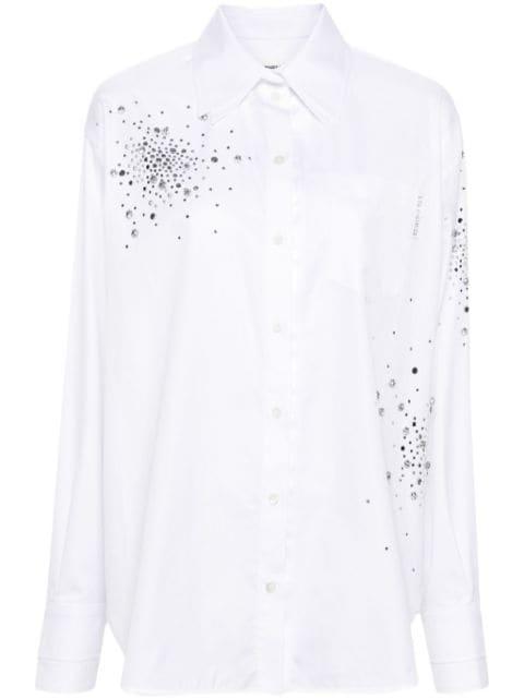 crystal-embellished shirt by DES PHEMMES