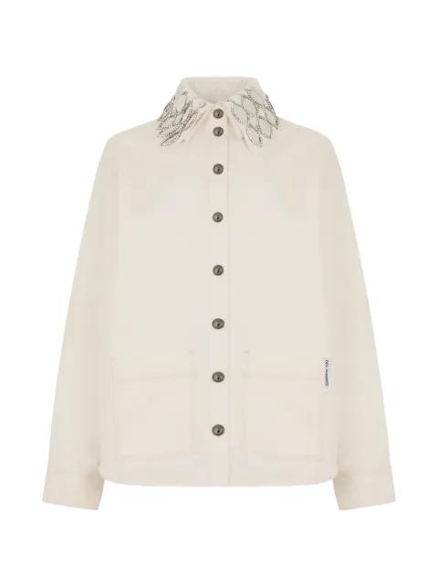 crystal-embellished shirt by DES PHEMMES
