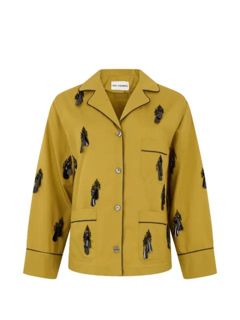 embellished piped shirt by DES PHEMMES