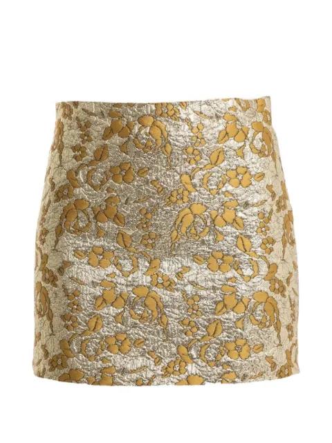 floral-brocade skirt by DES PHEMMES