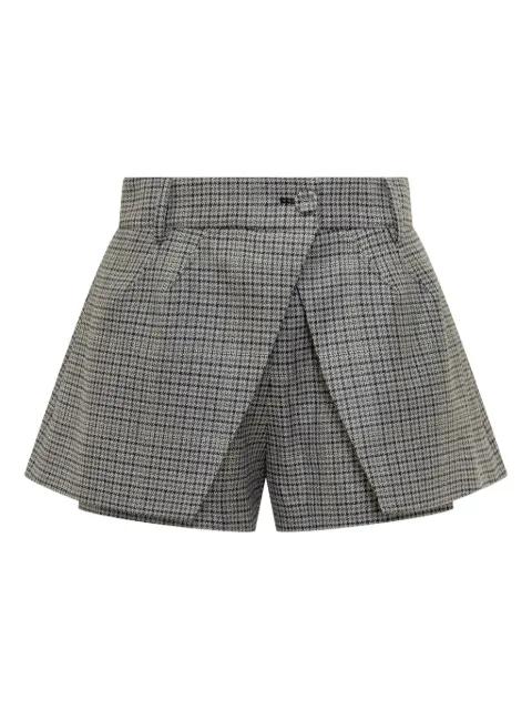 houndstooth-pattern tailored skort by DES PHEMMES