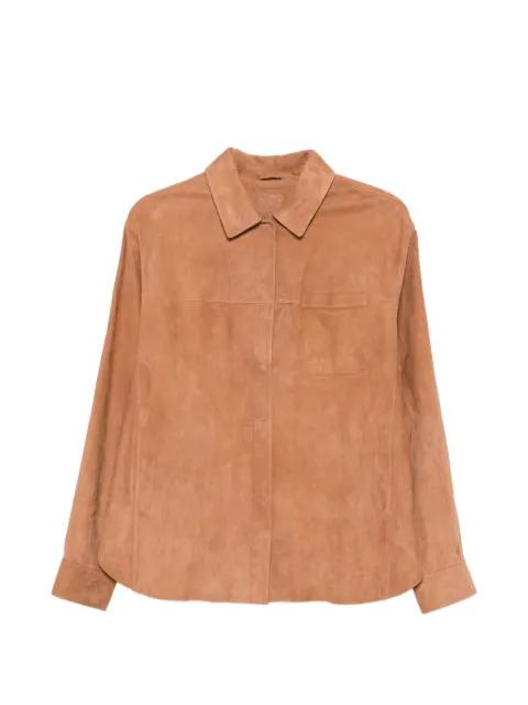 button-fastening leather jacket by DESA 1972
