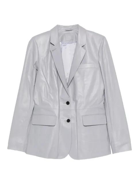 flap leather blazer by DESA 1972