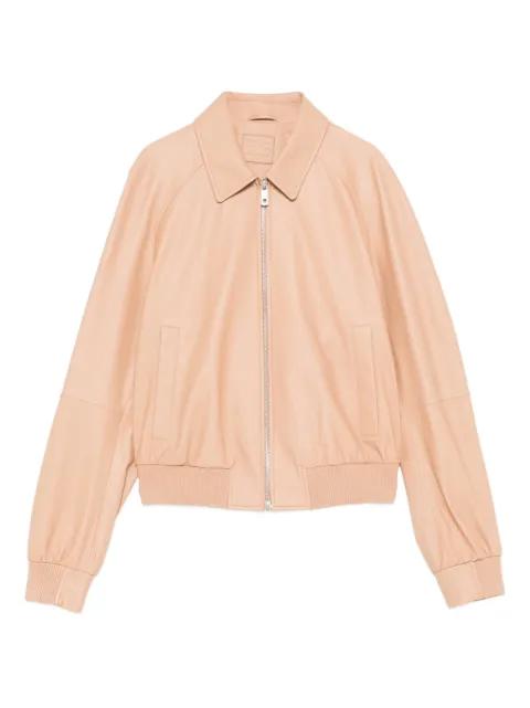 zipped leather jacket by DESA 1972