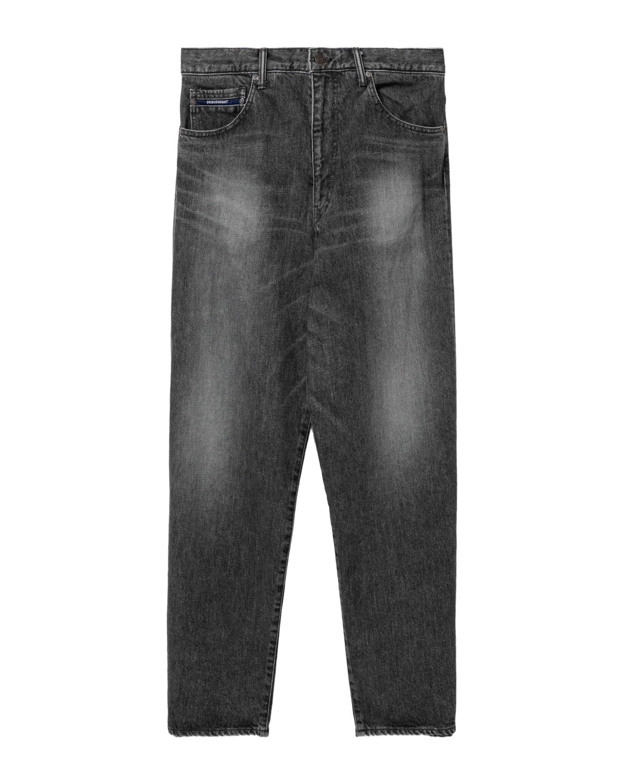 Hard wash baggy denim pants by DESCENDANT
