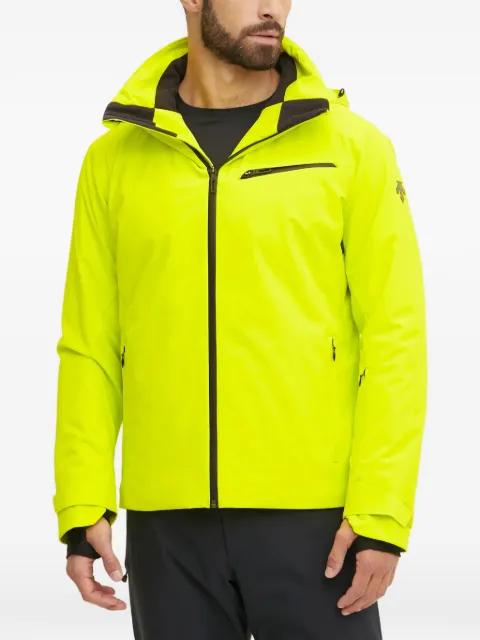 hoodied logo ski jacket by DESCENTE