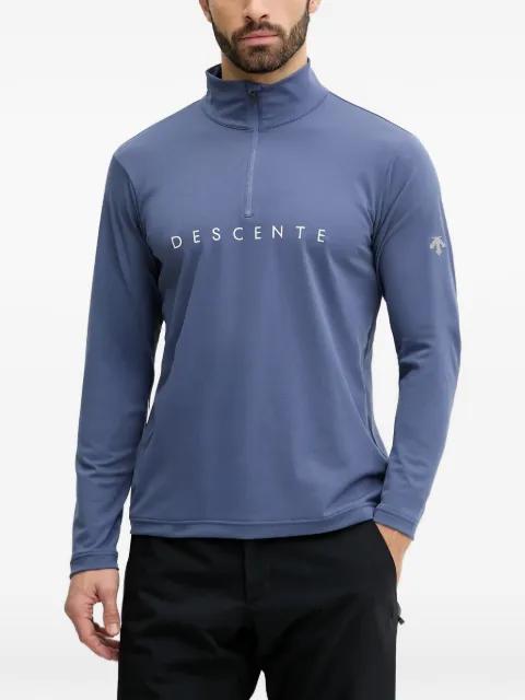 zip top by DESCENTE