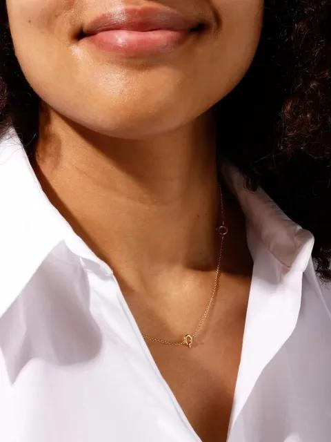chain-link charm necklace by DESIGN LETTERS