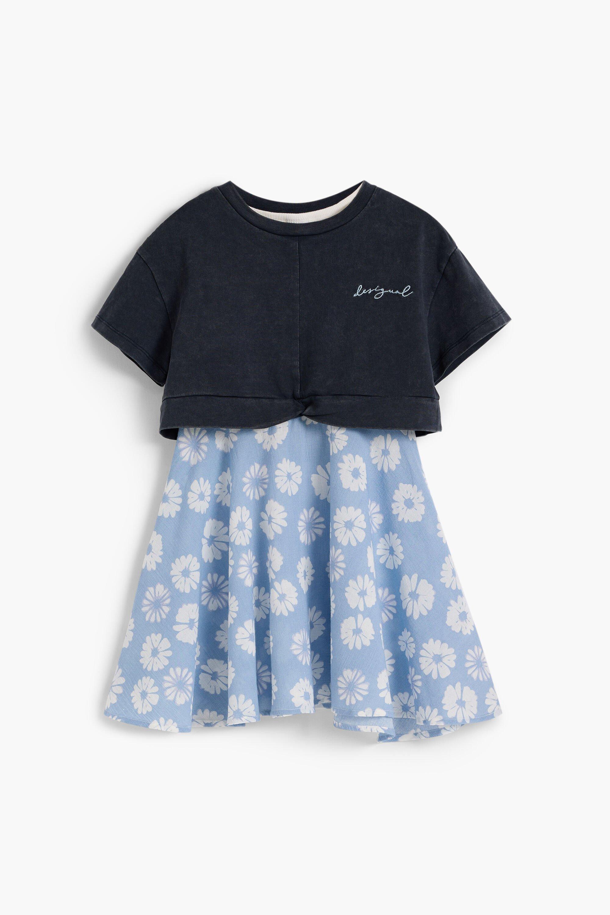 2-in-1 floral dress by DESIGUAL