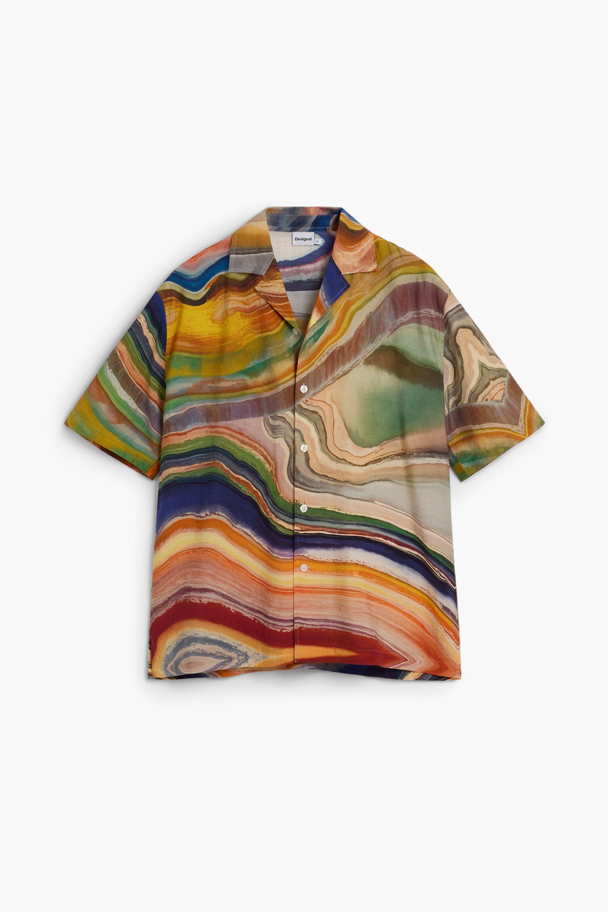 Abstract print shirt by DESIGUAL