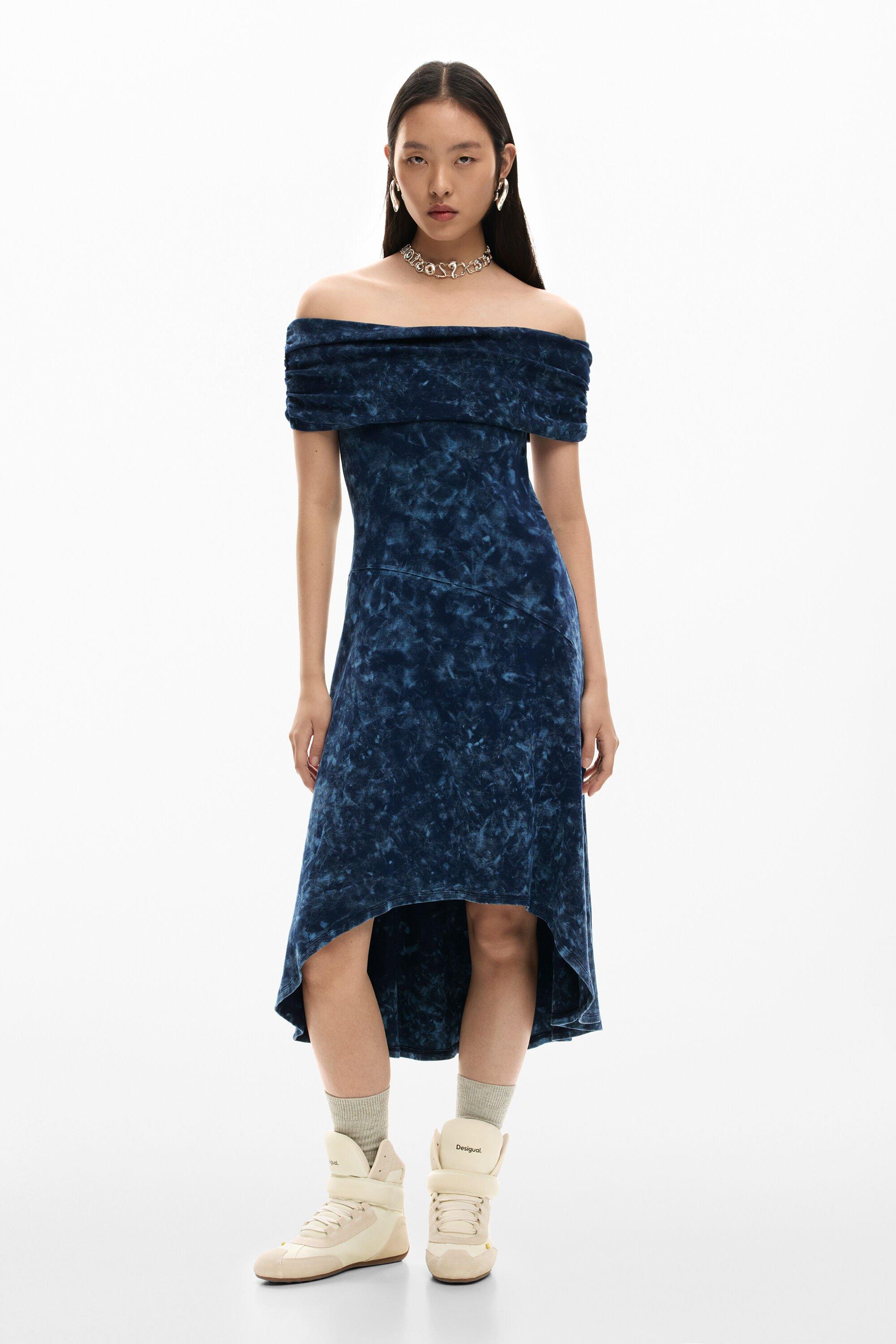 Asymmetric Tie-Dye Dress by DESIGUAL