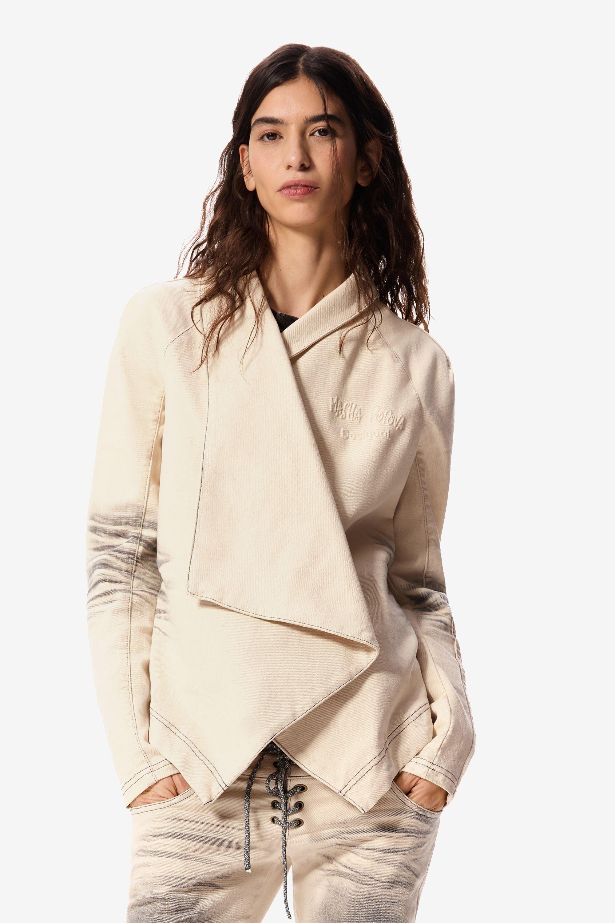 Asymmetric coat masha popova by DESIGUAL