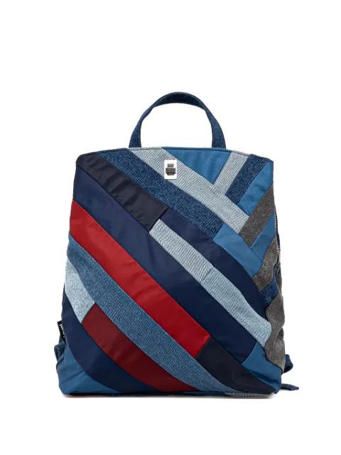 Austen Sumy denim patchwork backpack by DESIGUAL