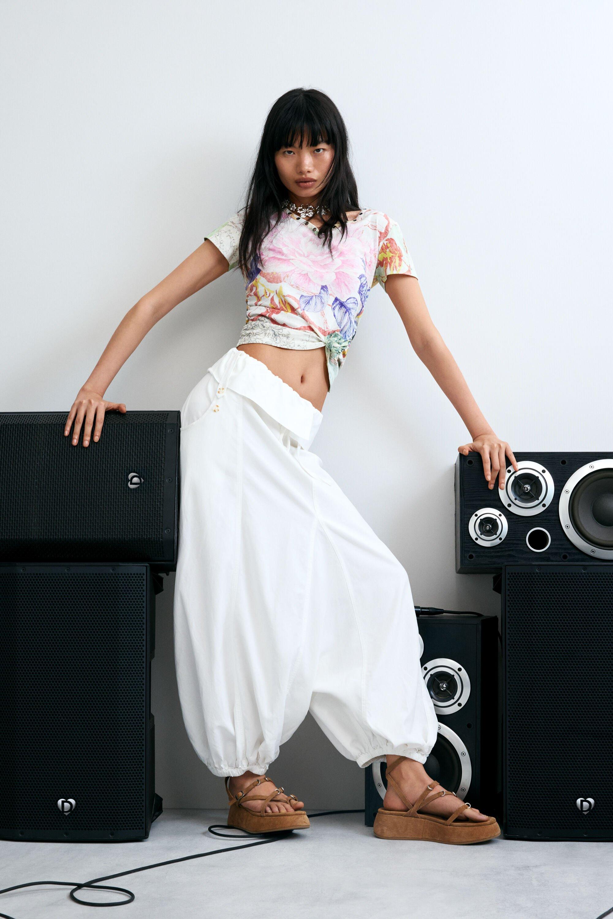 Balloon trousers 100% cotton by DESIGUAL