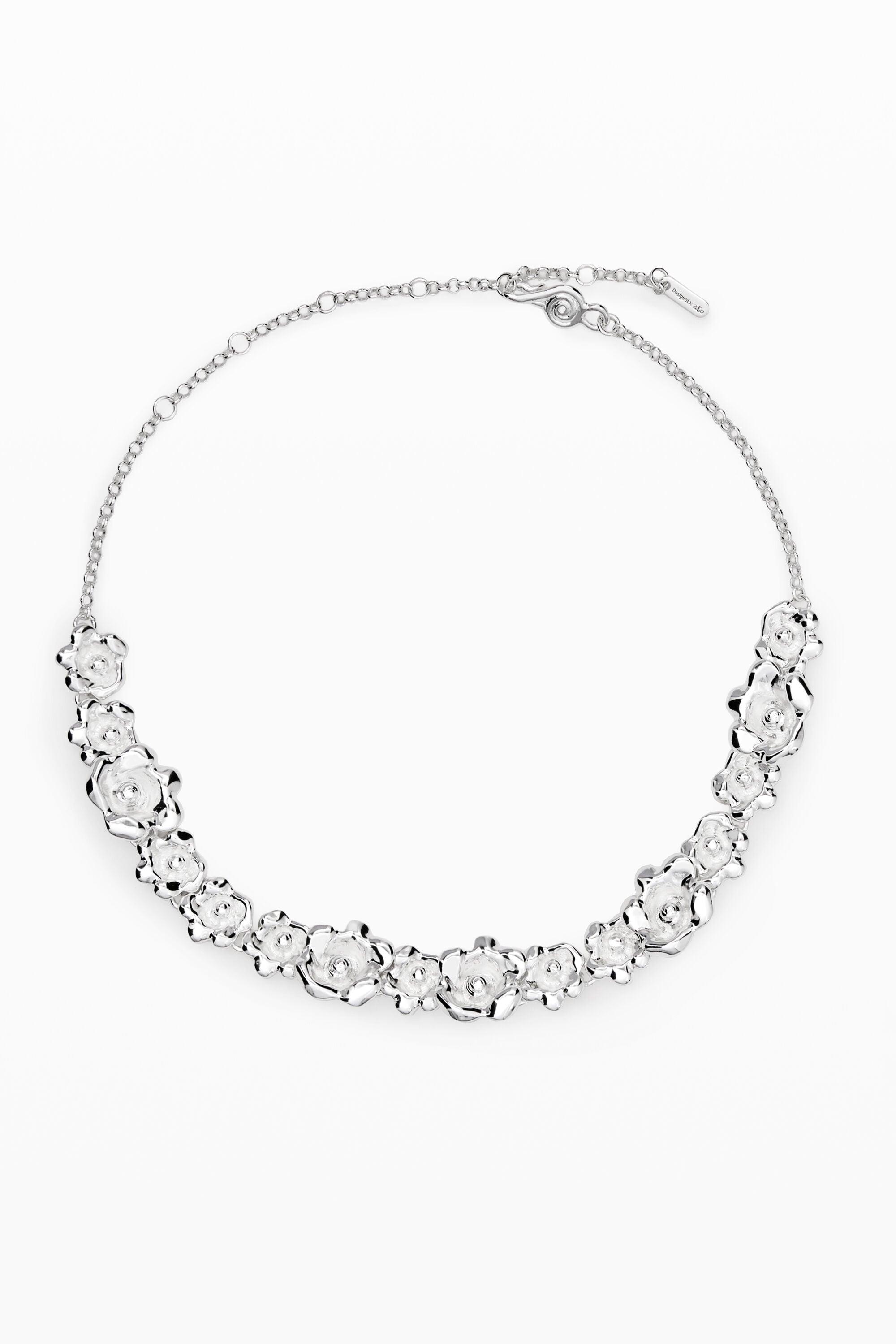 Big Flower Necklace Zalio by DESIGUAL