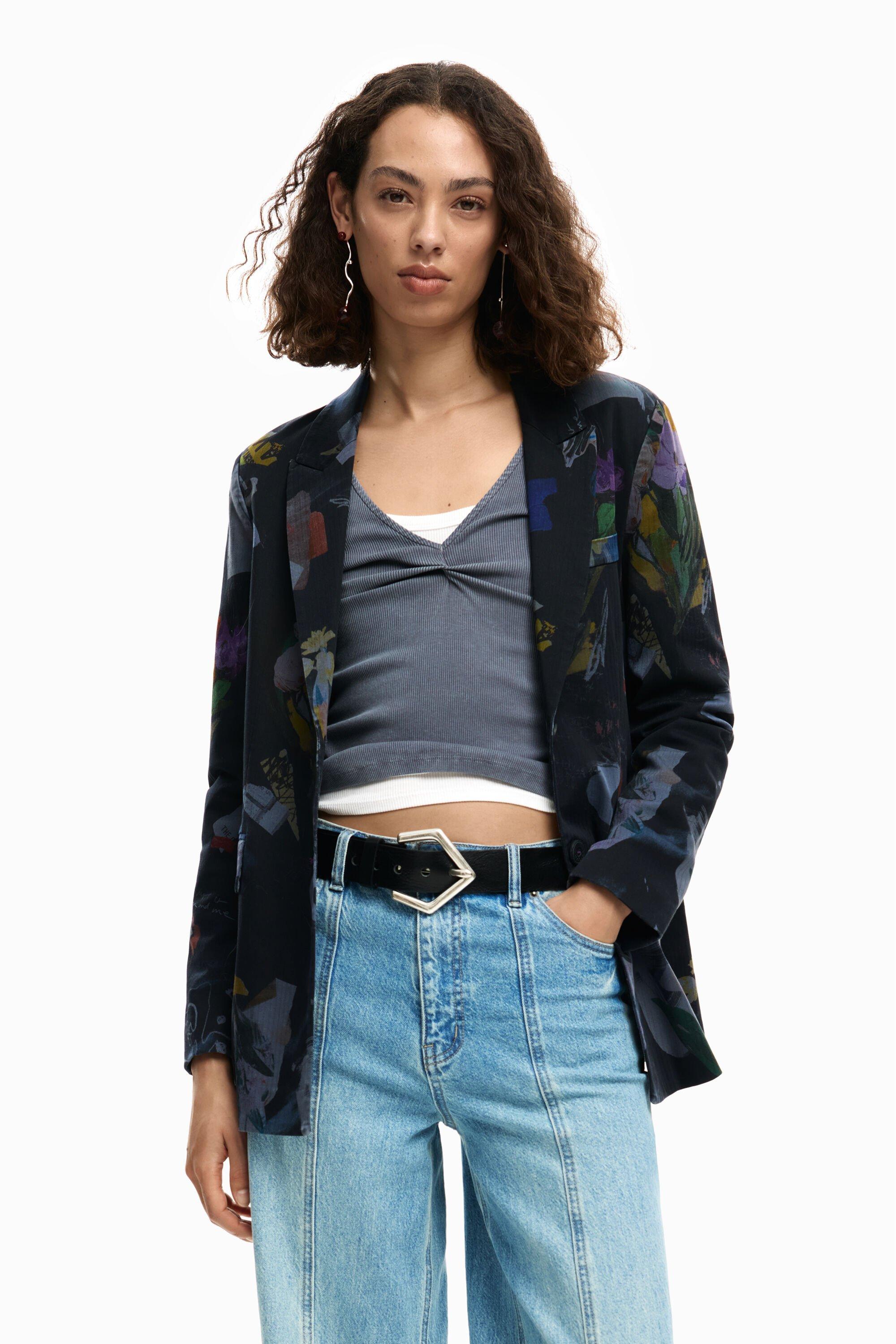 Blazer collage by DESIGUAL