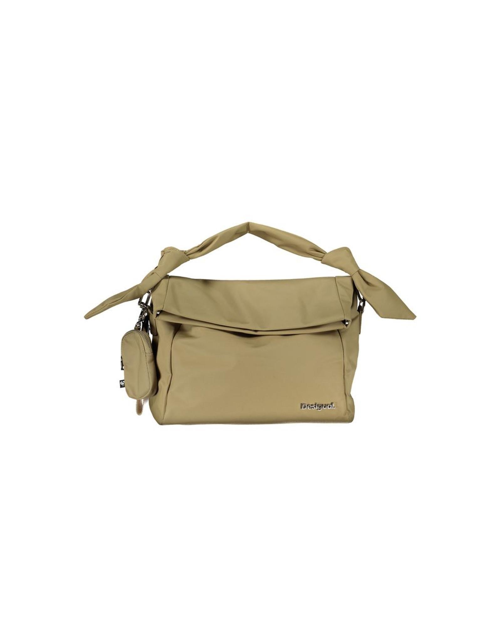Bowler Bag Beige Casual Handbag Wo - Green by DESIGUAL