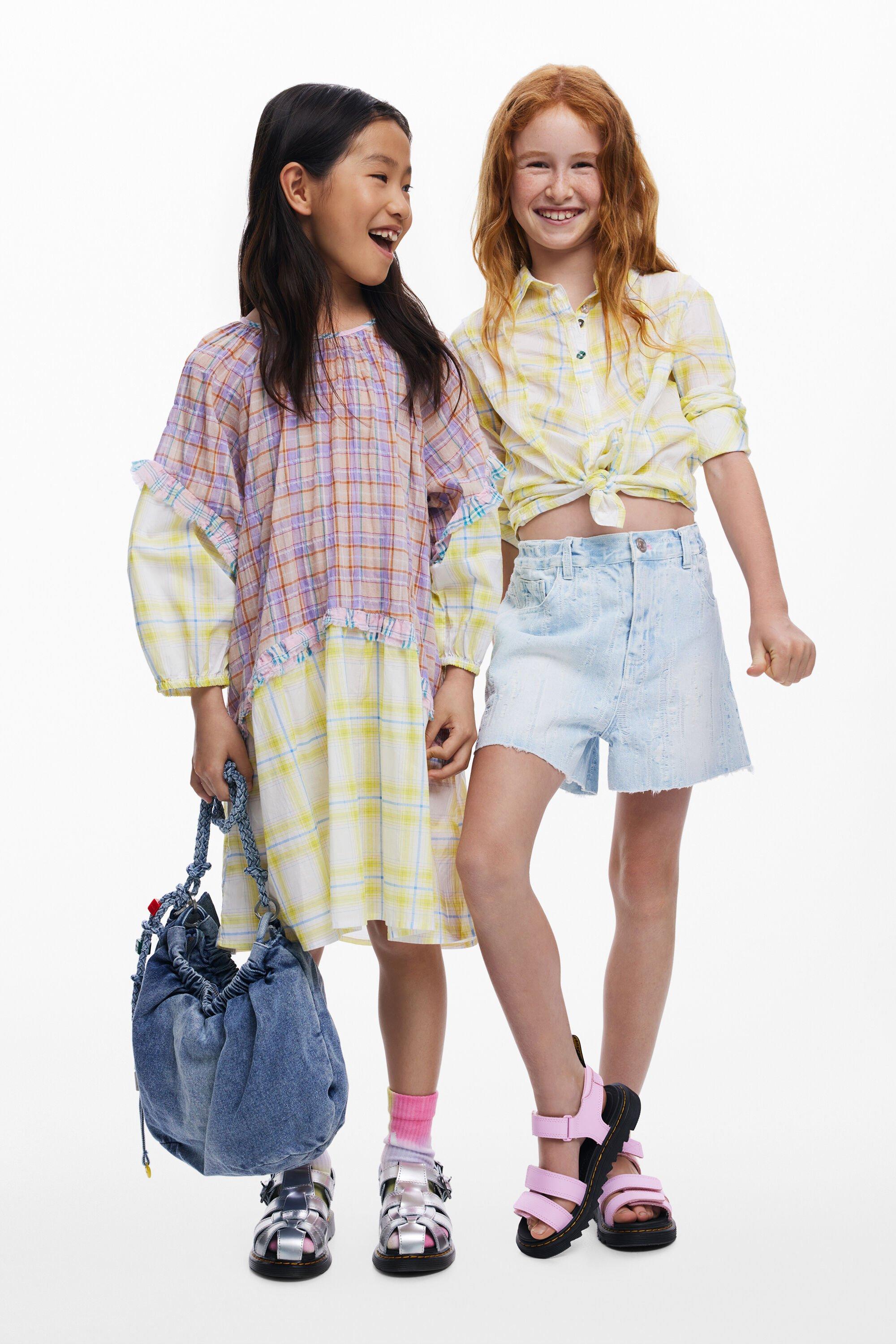 Buble checkered shirt by DESIGUAL