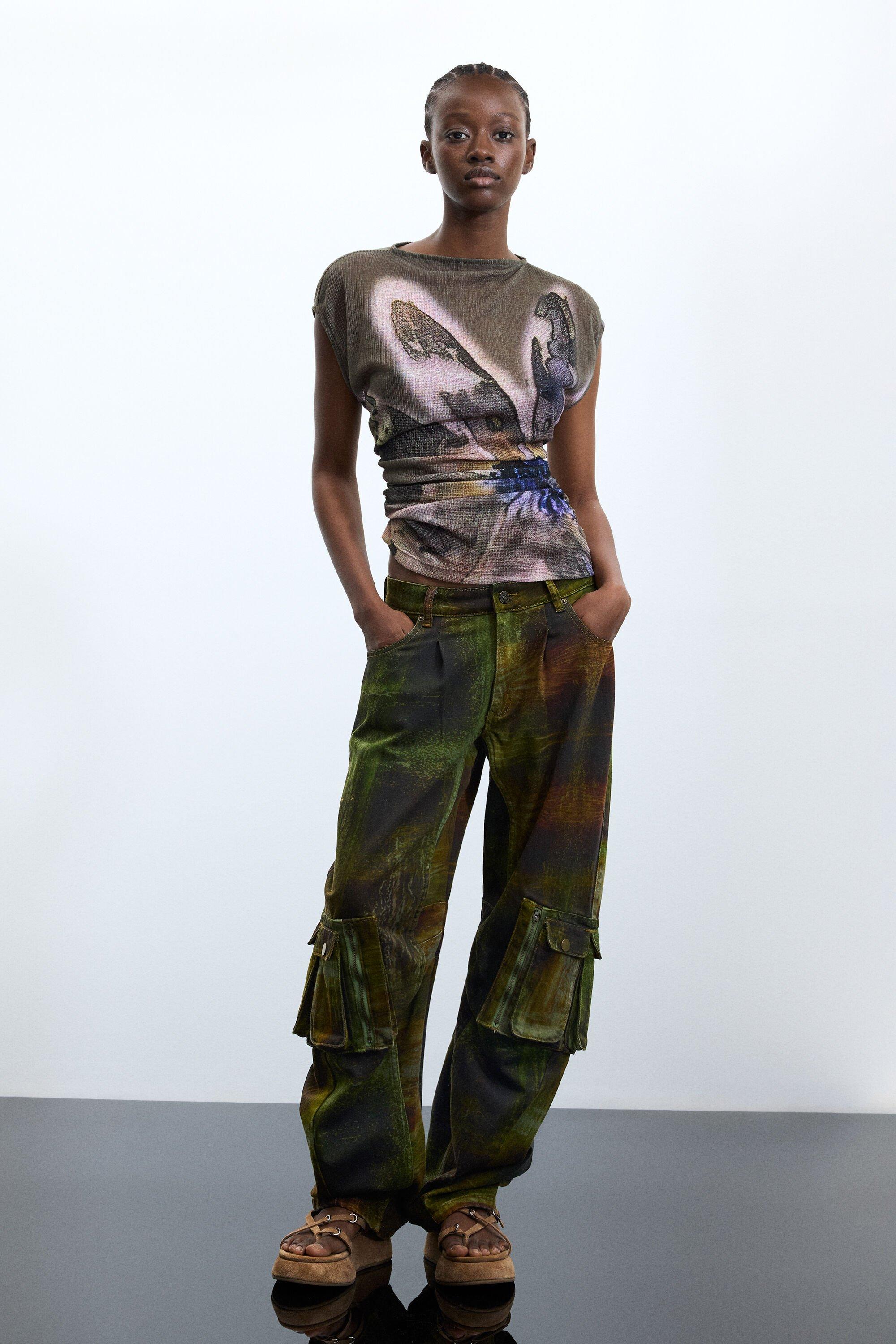 Cargo pants 100% cotton m. c. lacroix by DESIGUAL