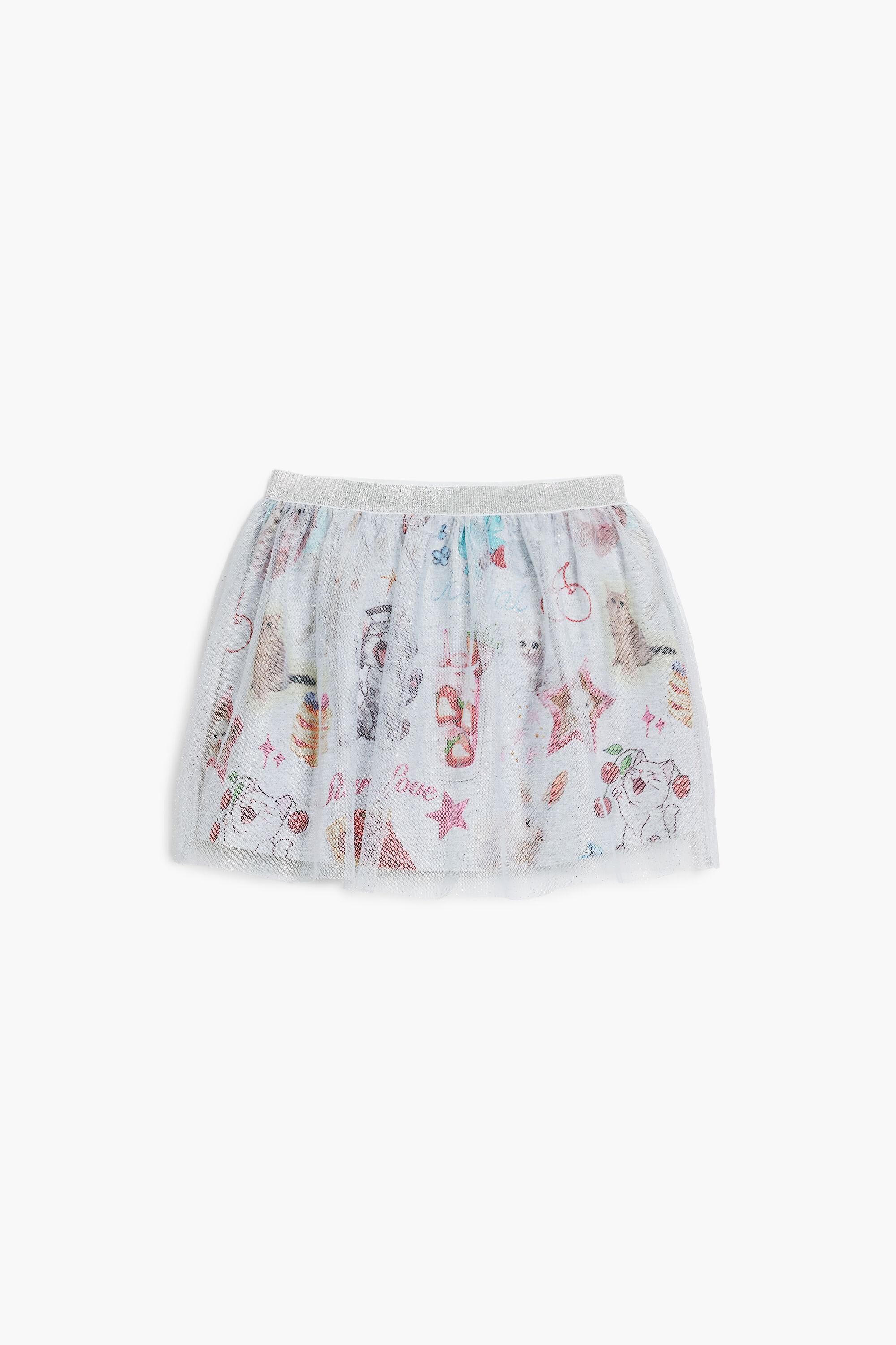 Cat tulle miniskirt by DESIGUAL